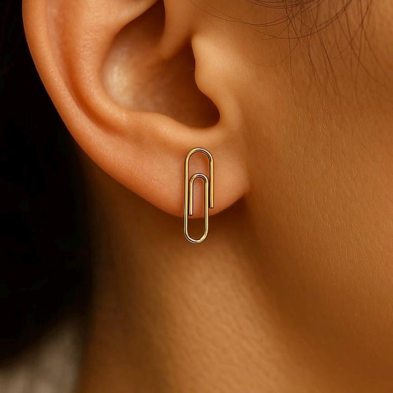 Paperclip Earrings