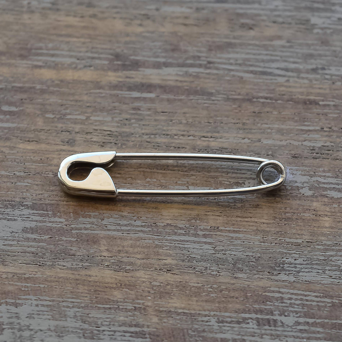 Gold Safety Pin Brooch:Edgy Minimalist Punk Inspired Pin - 24jewels